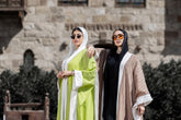Silver Striped Kaftan - BERIONY