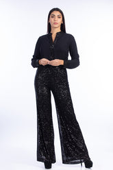 Soiree v-neck blouse - BERIONY