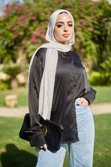 Satin Blouse - BERIONY
