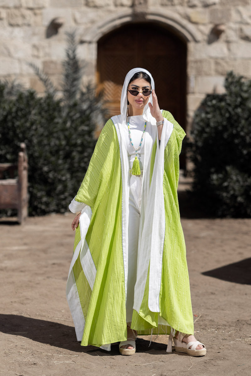Silver Striped Kaftan - BERIONY