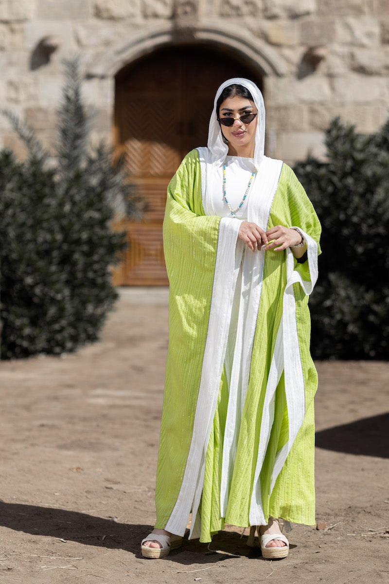 Silver Striped Kaftan - BERIONY