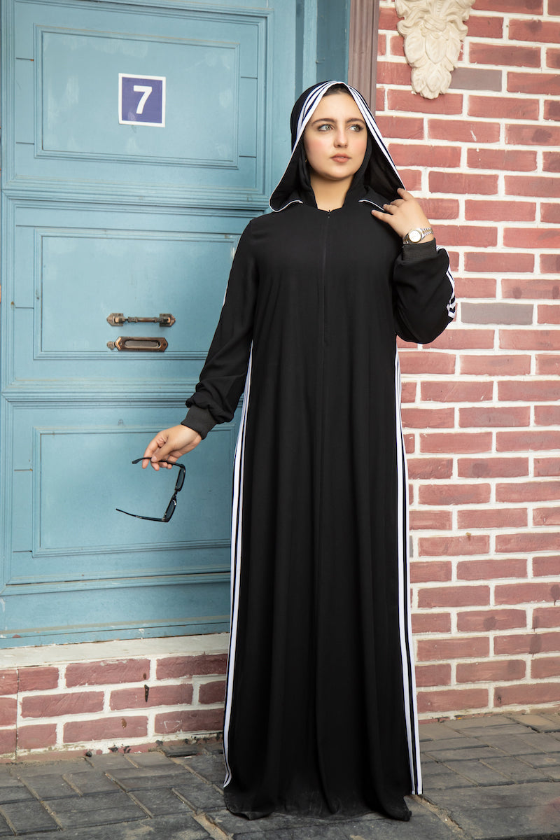 Hooded abaya outlet dress