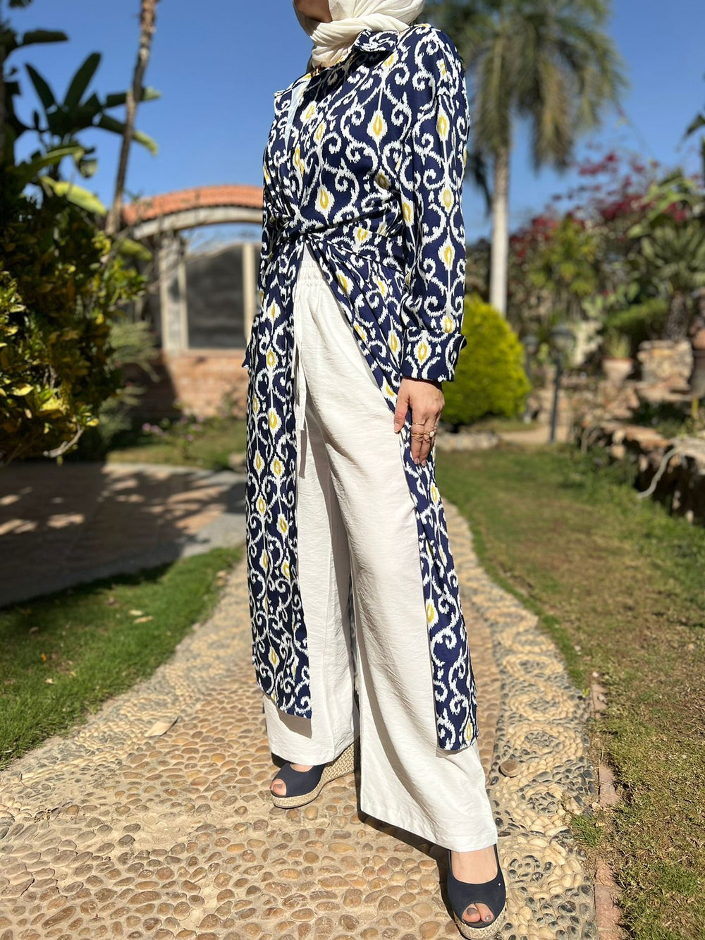 Long Patterned Shirt - BERIONY